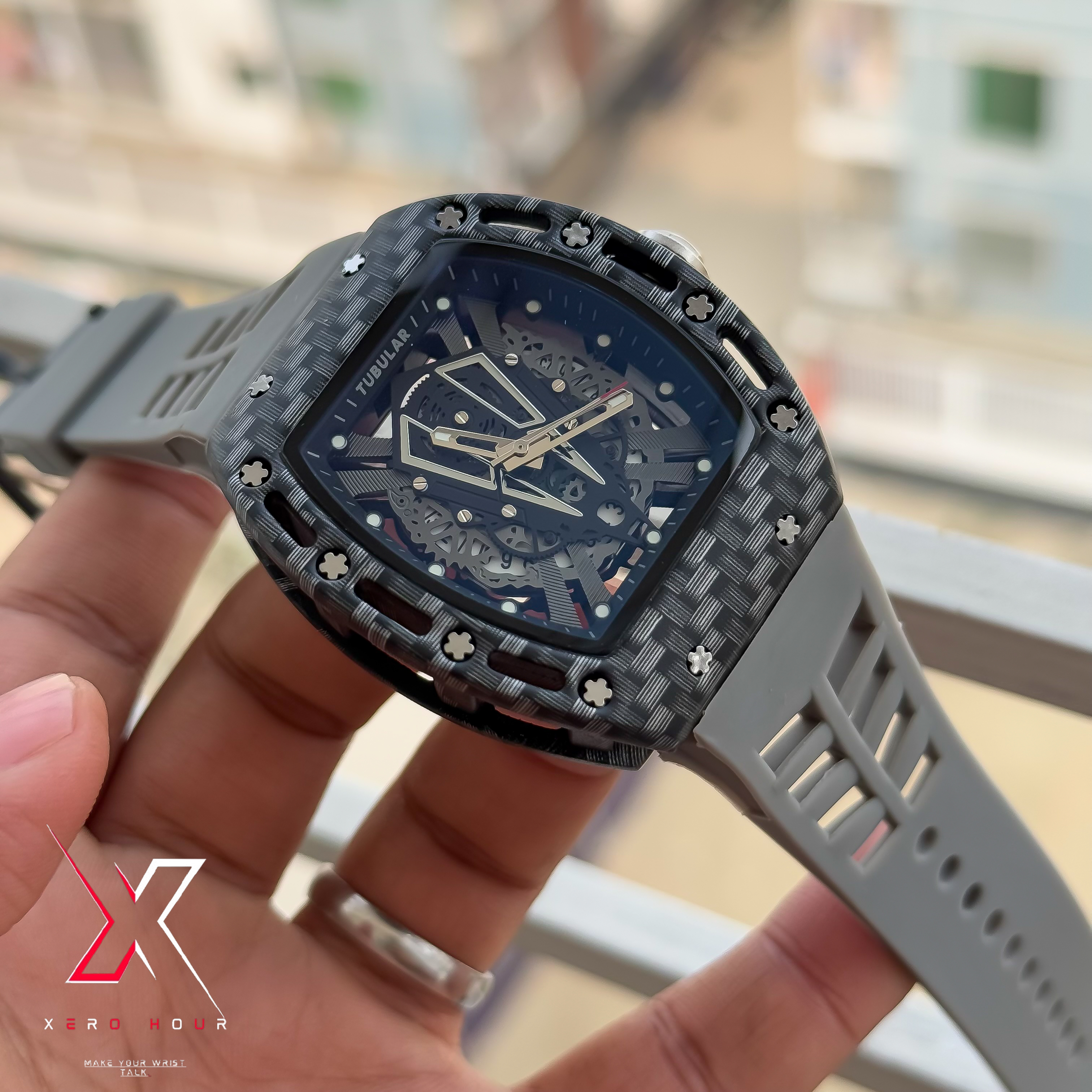 Tubular SILICON | RM Style | Grey Belt | Carbon Edition_img_3