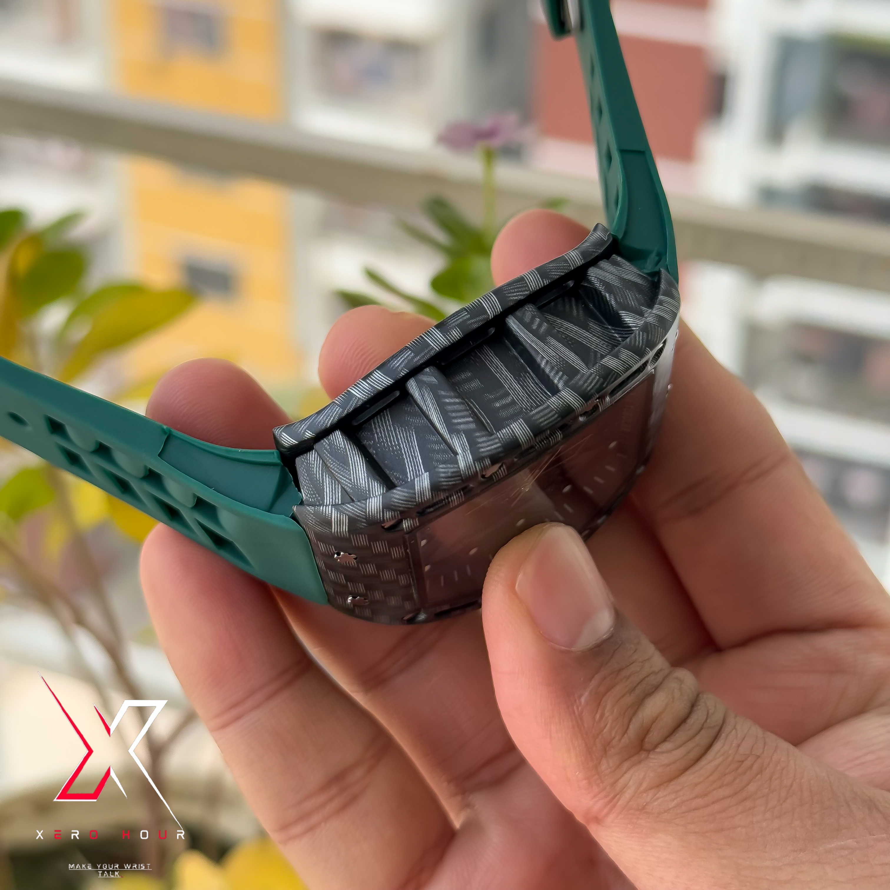 Tubular SILICON | RM Style | Belt | Dark Green | Carbon Edition_img_6