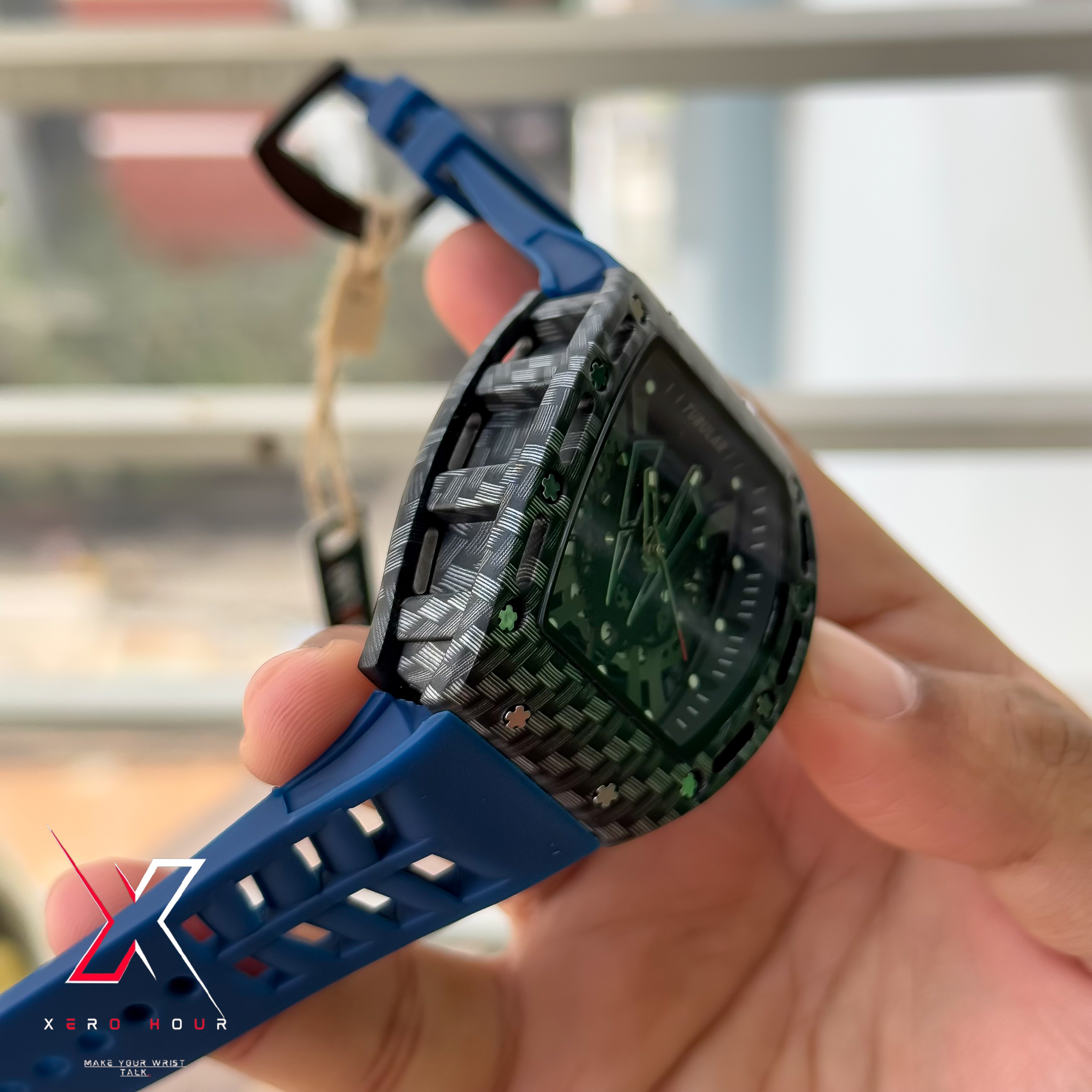 Tubular SILICON | RM Style | Dark BLue Belt | Carbon Edition_img_1