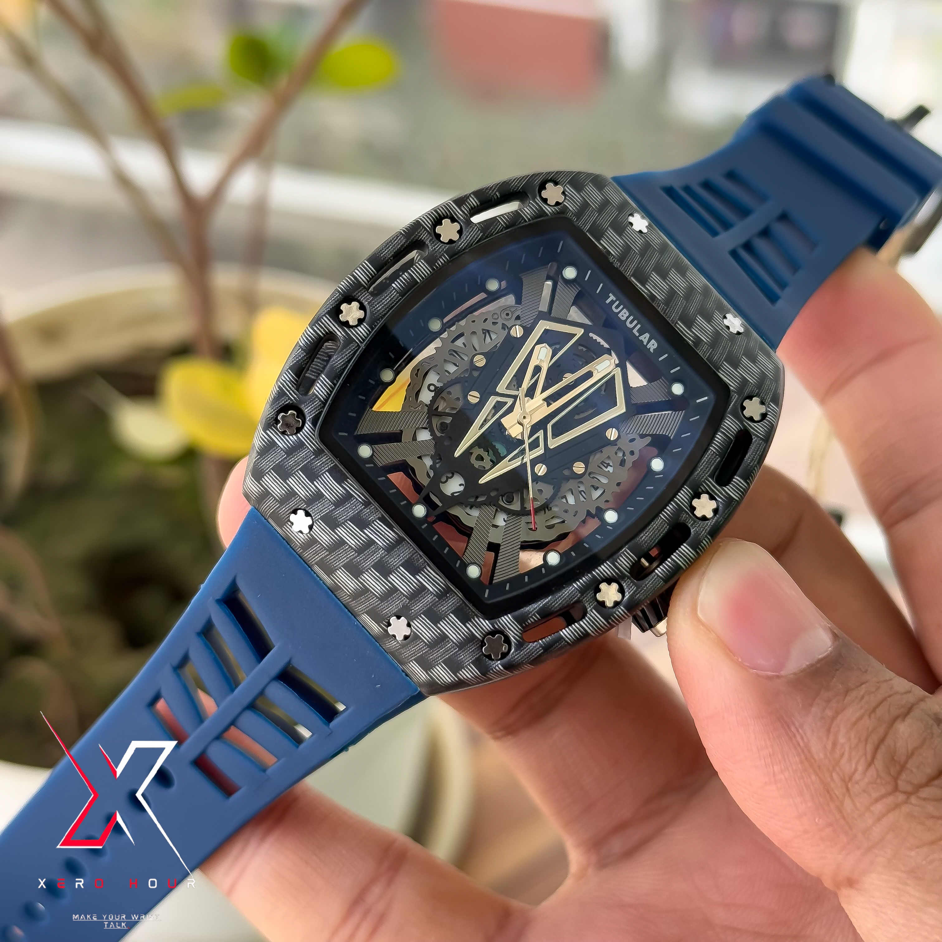 Tubular SILICON | RM Style | Dark BLue Belt | Carbon Edition_img_2