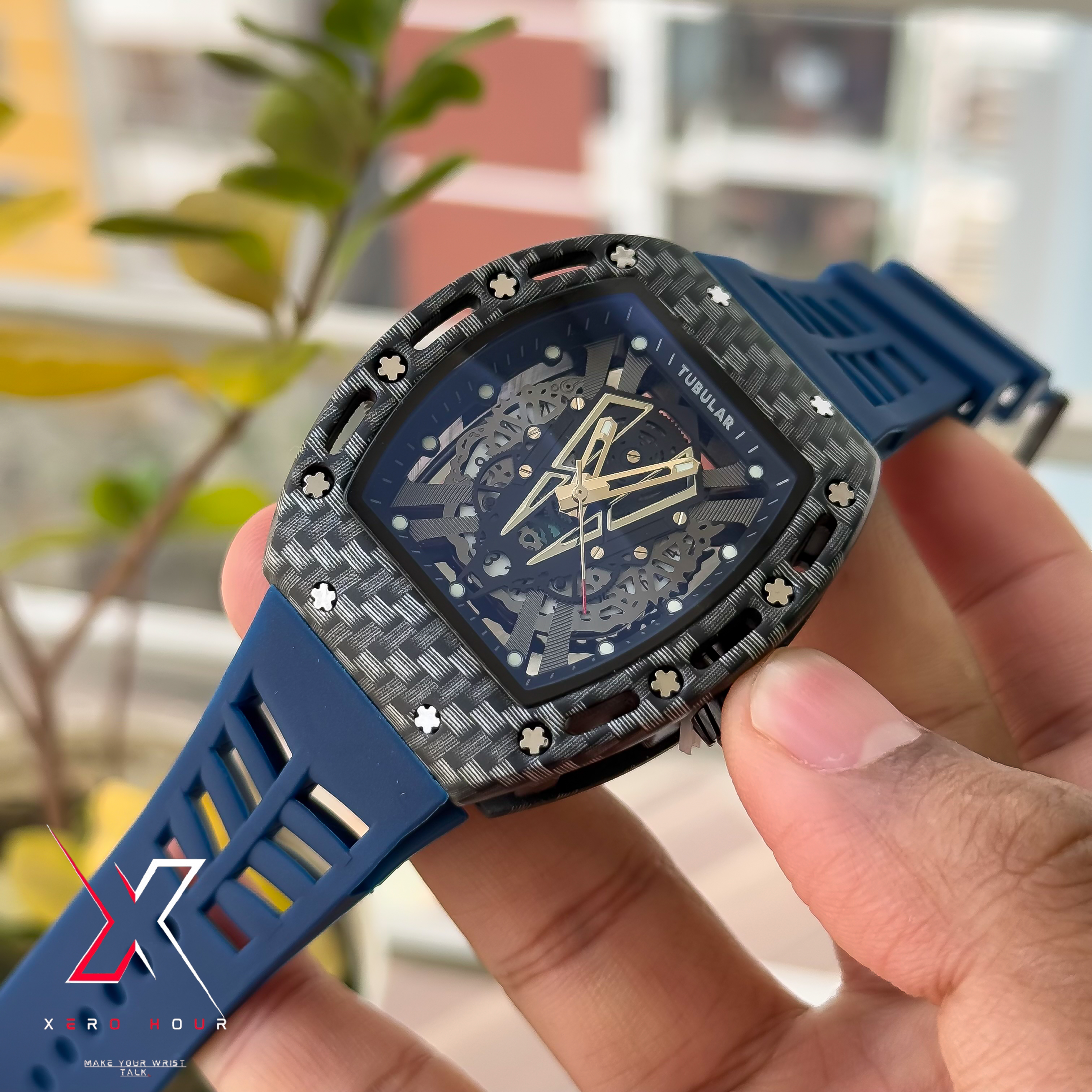 Tubular SILICON | RM Style | Dark BLue Belt | Carbon Edition_img_5