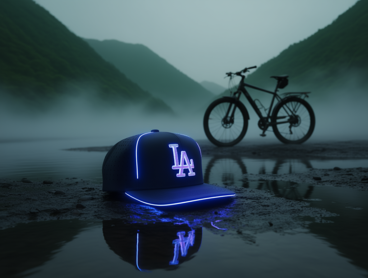 Premium Grey LA Cap with Red Embroidery – Stylish Streetwear Snapback | Unisex Fashion Cap_img_1