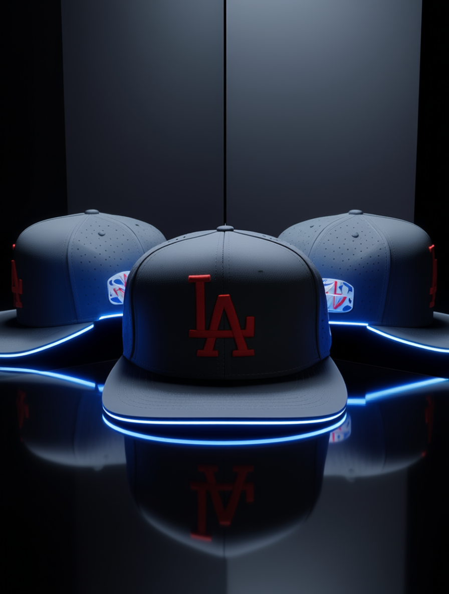 Premium Grey LA Cap with Red Embroidery – Stylish Streetwear Snapback | Unisex Fashion Cap_img_6