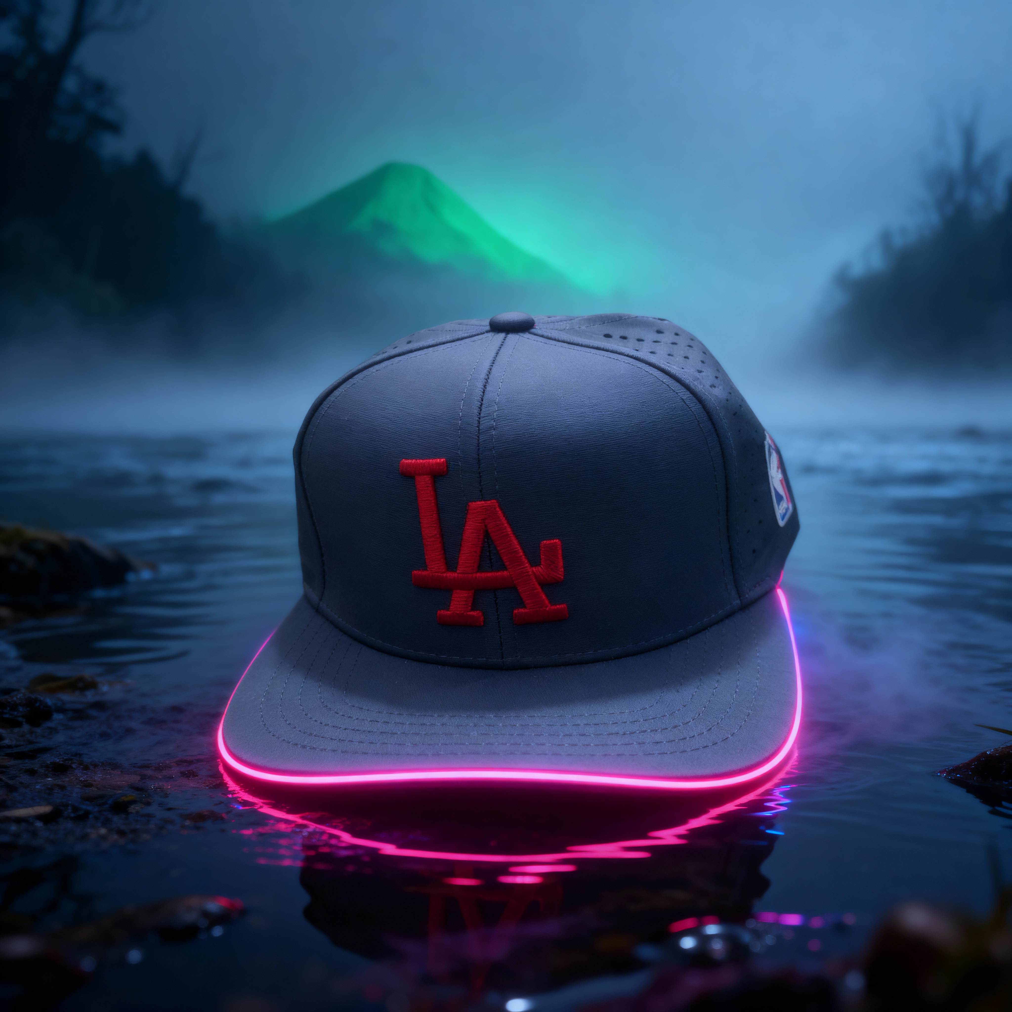 Premium Grey LA Cap with Red Embroidery – Stylish Streetwear Snapback | Unisex Fashion Cap_img_4