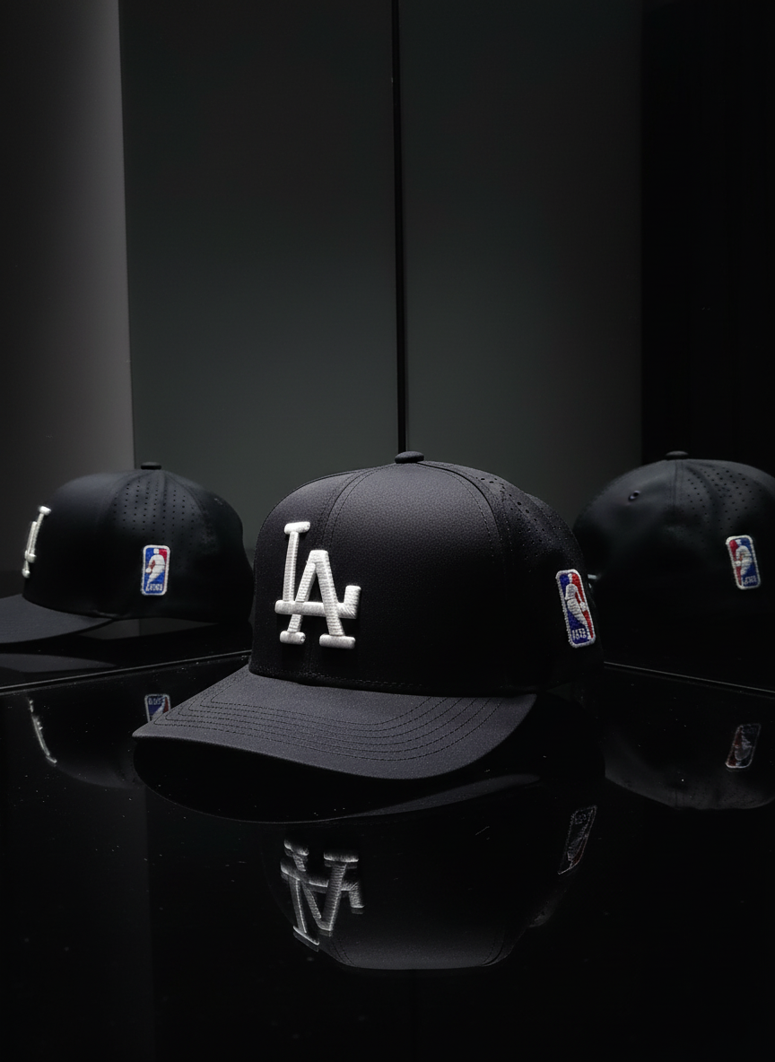 Premium Grey LA Cap with Red Embroidery – Stylish Streetwear Snapback | Unisex Fashion Cap