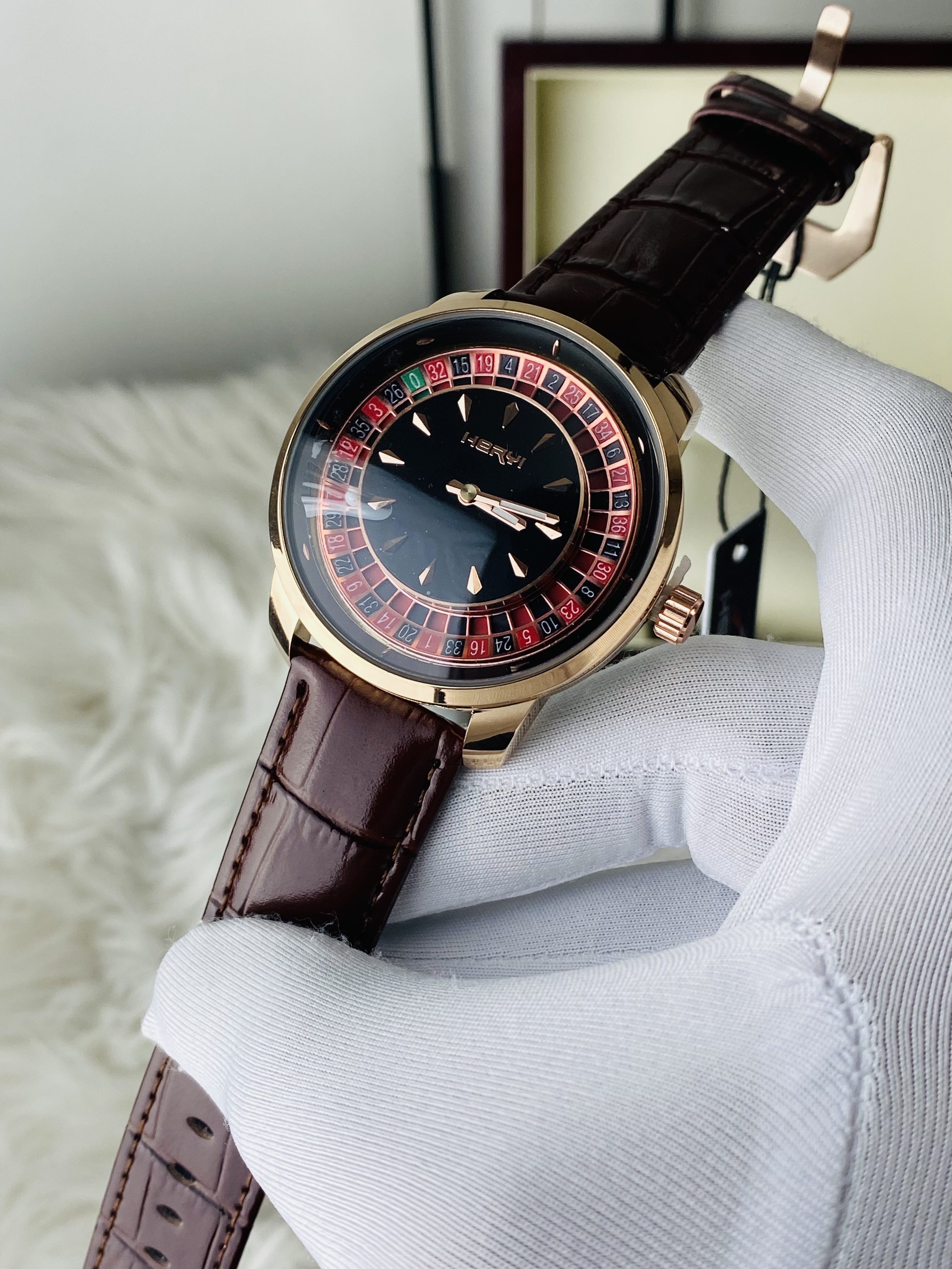 HERYI CASINO WITHOUT STONE BROWN BELT