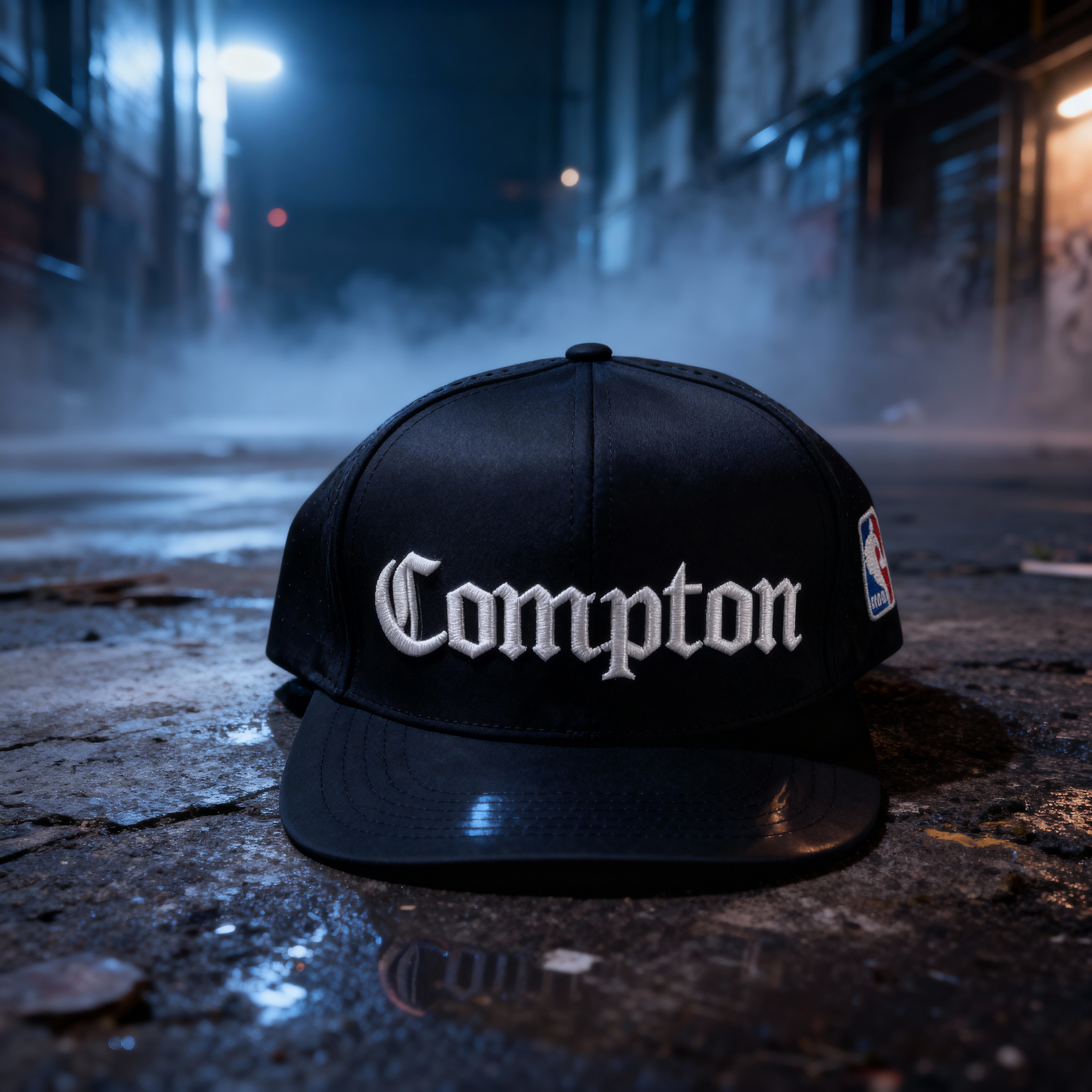 Compton Cap – Premium Stylish Flat Cap in Nightfall Black, Misty Ash & Oceanic Blue Brandz X_img_10