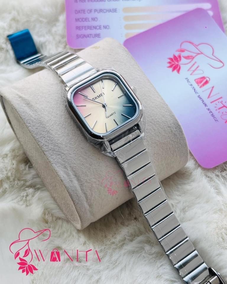 Original Skmei Ladies Full Silver Watch