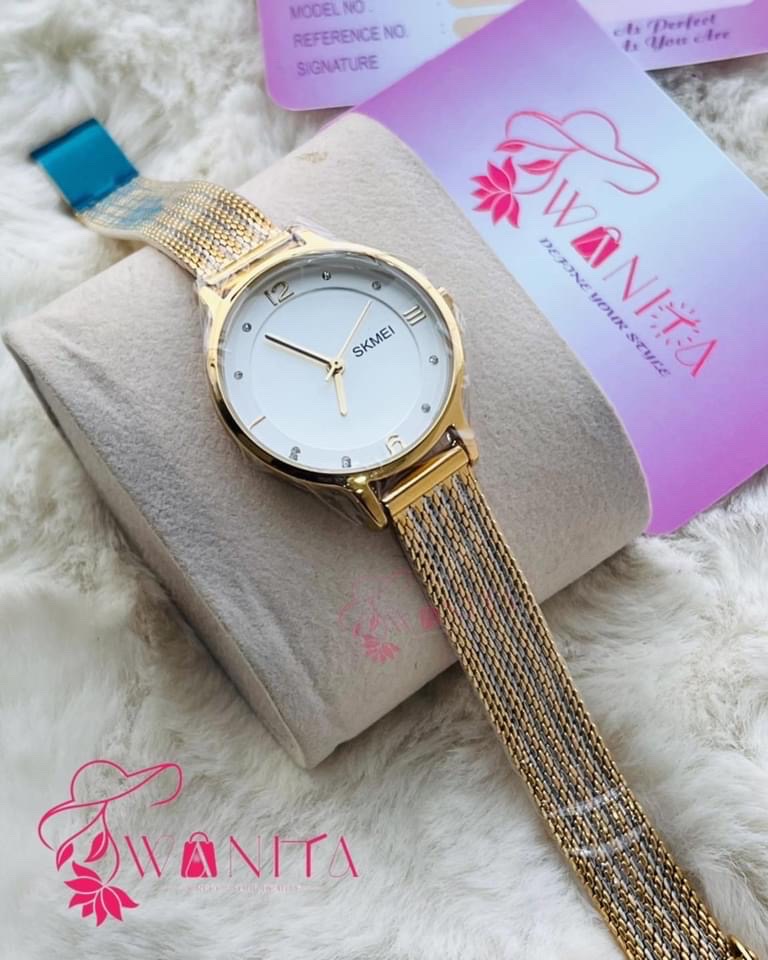 Original Skmei Ladies Dual Tone Watch