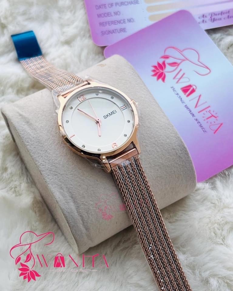 Original Skmei Ladies Dual Tone Watch