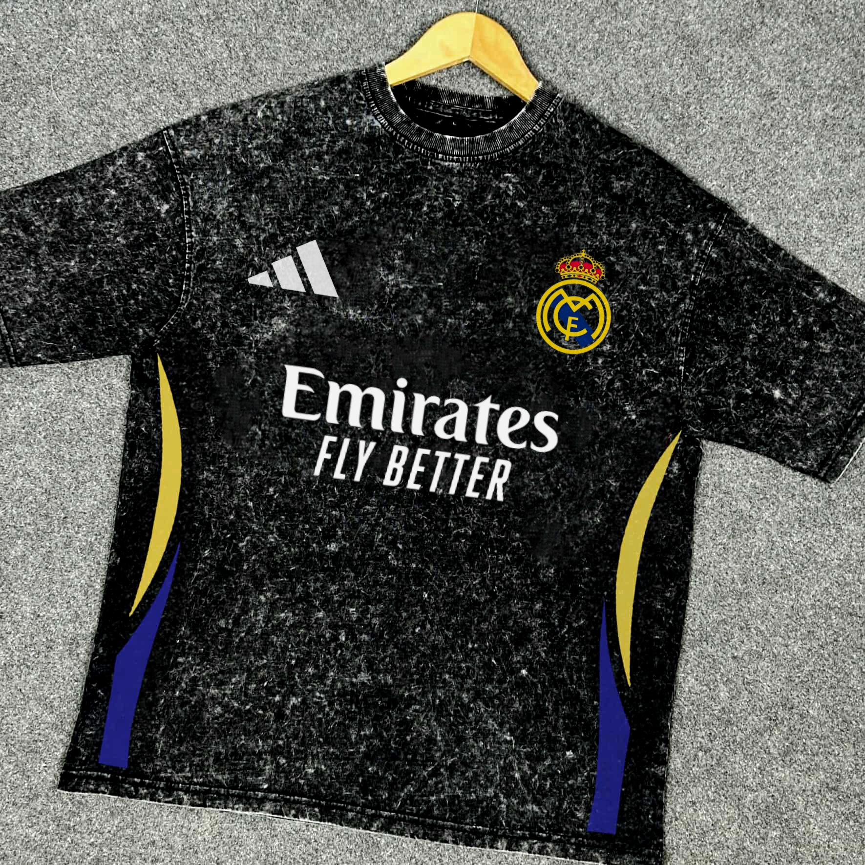 Madrid Acid Wash Drop T-Shirt