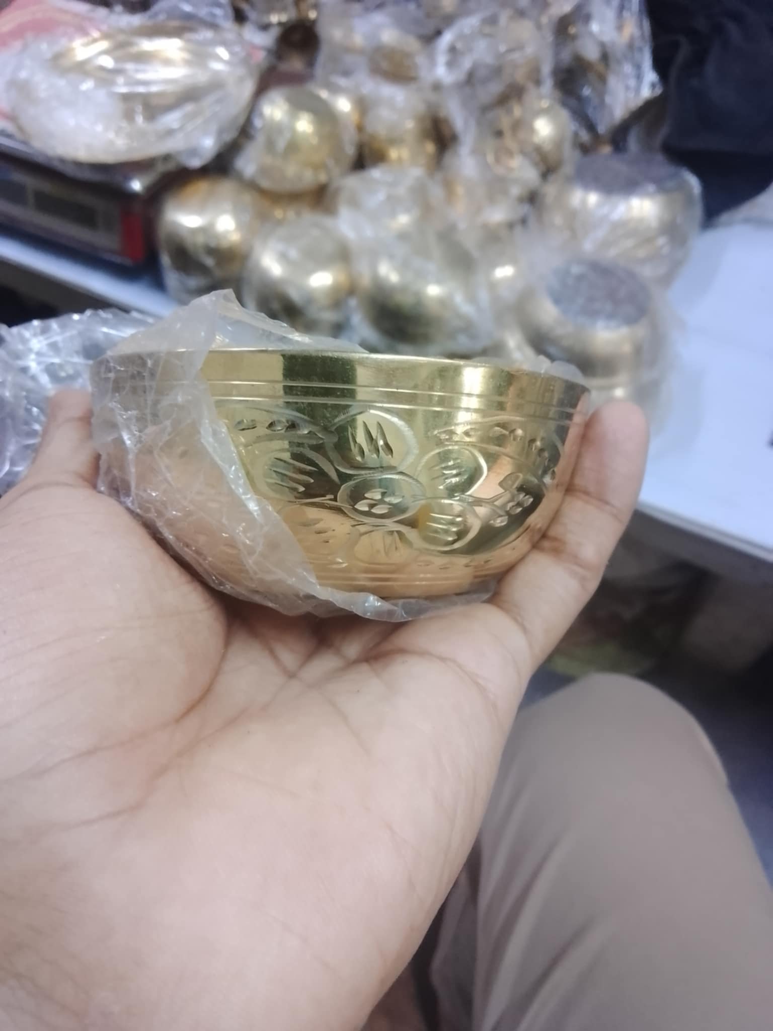 পিতলের নকশা বাটি - Image 1