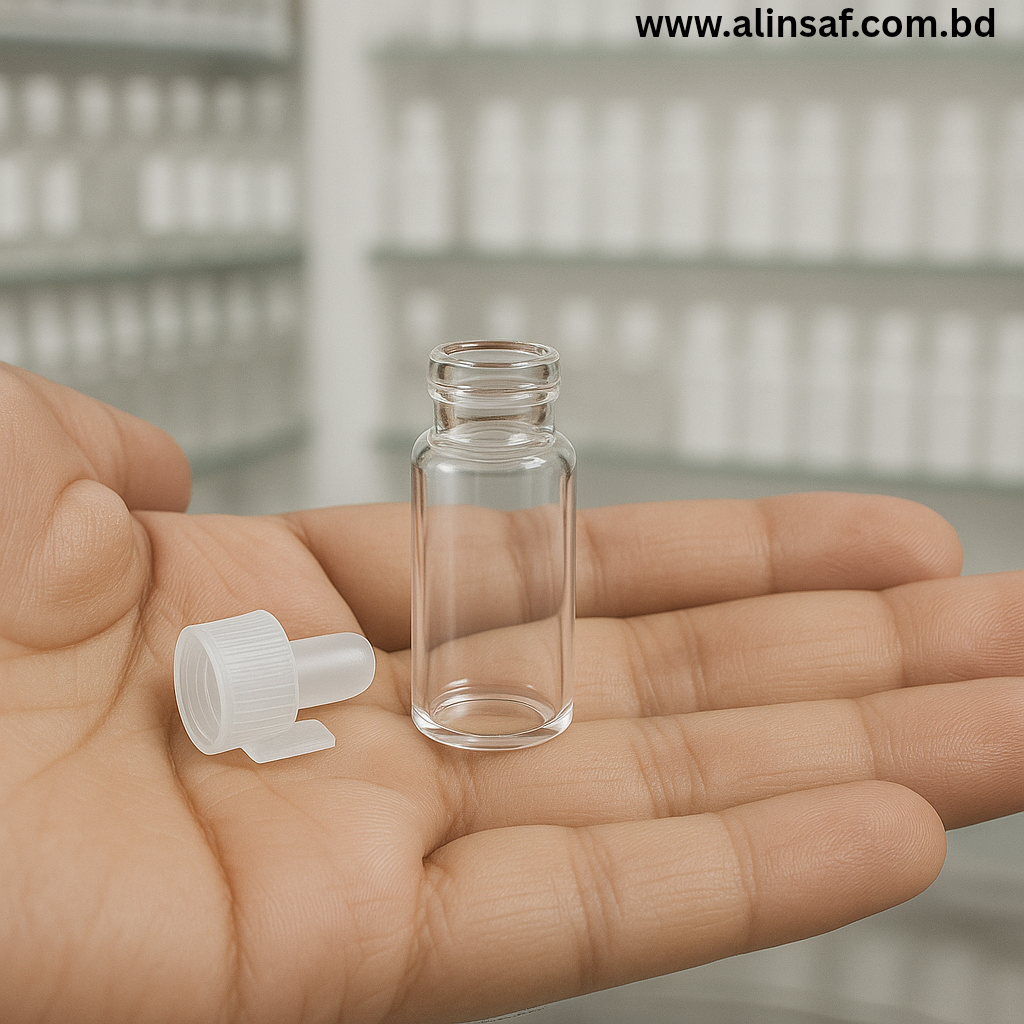 0.5 ml - Clear Glass Attar sample bottle - 5.50 Tk Pcs