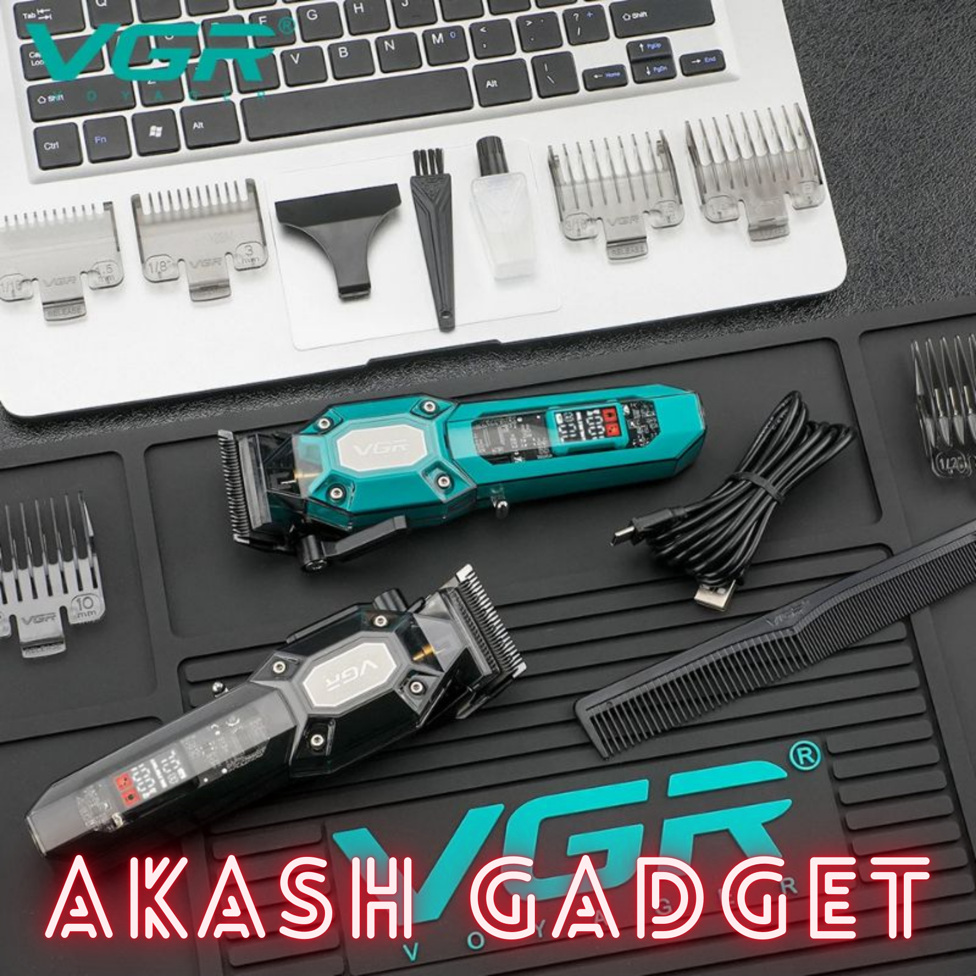 VGR V-600 Professional Hair Clipper and Beard Trimmer Salon Use for Men_img_9