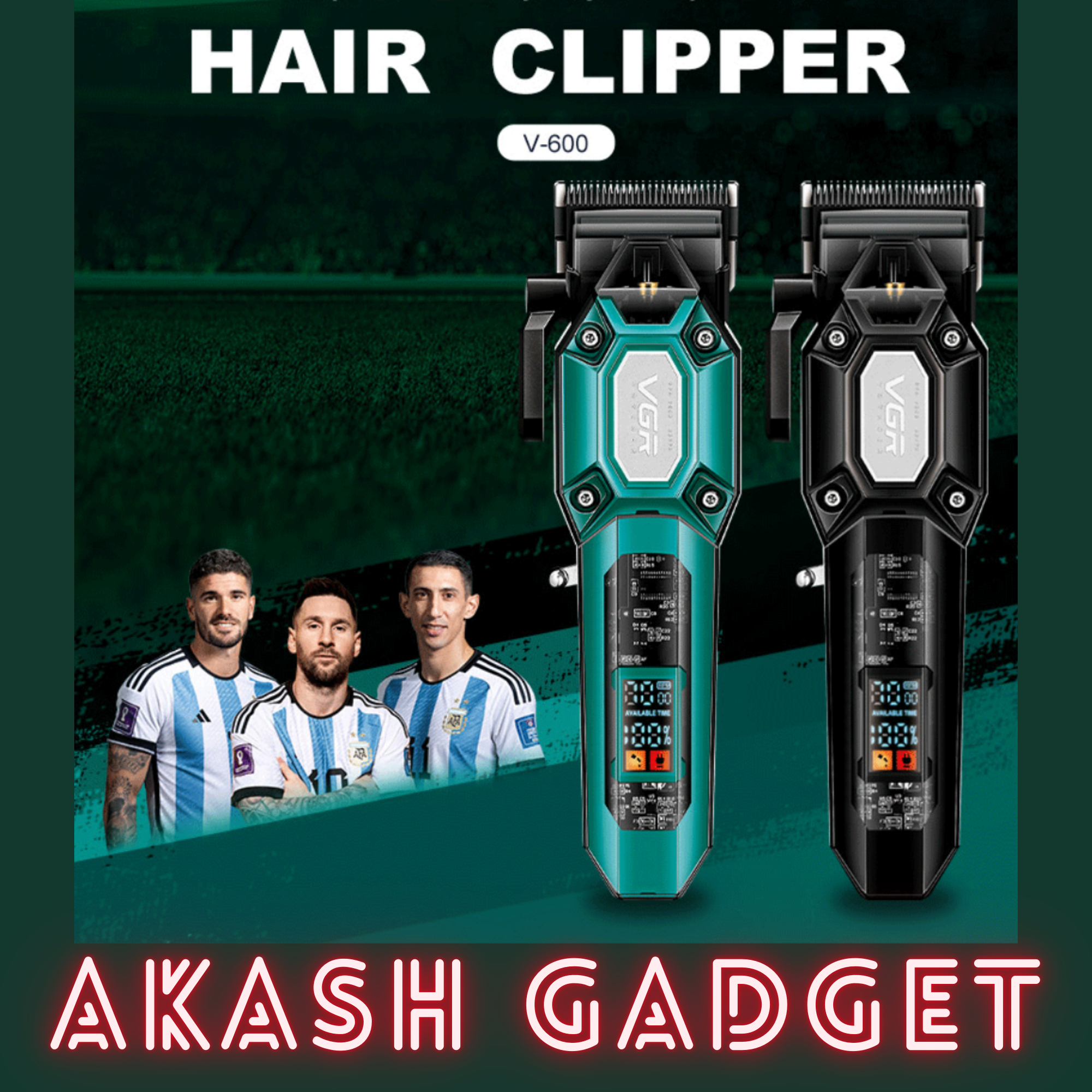 VGR V-600 Professional Hair Clipper and Beard Trimmer Salon Use for Men_img_10