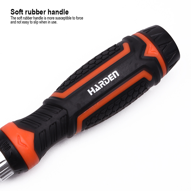 HARDEN 105Pcs Ratchet Screwdriver & Bits Set With Handle Multifunctional Screw Driver High Quality Precision 551105_img_4