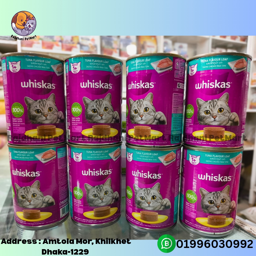 Whiskas Adult Cat Canned Food Tuna 400gm