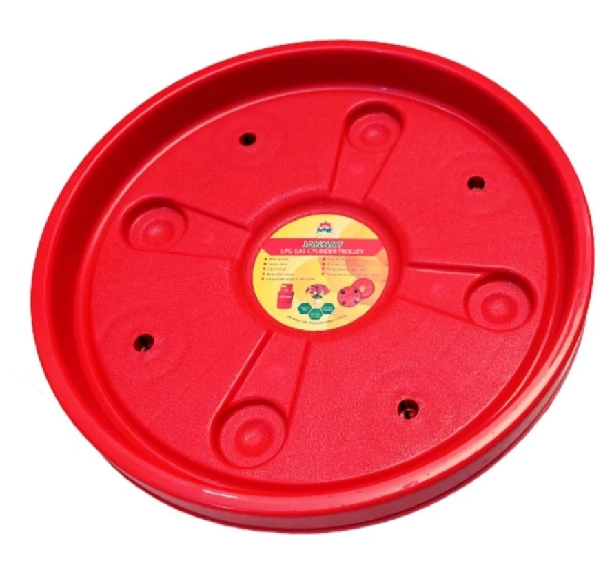 সিলিন্ডার এবং গাছের টব বহন করার চাকাযুক্ত ট্রলি।_img_10