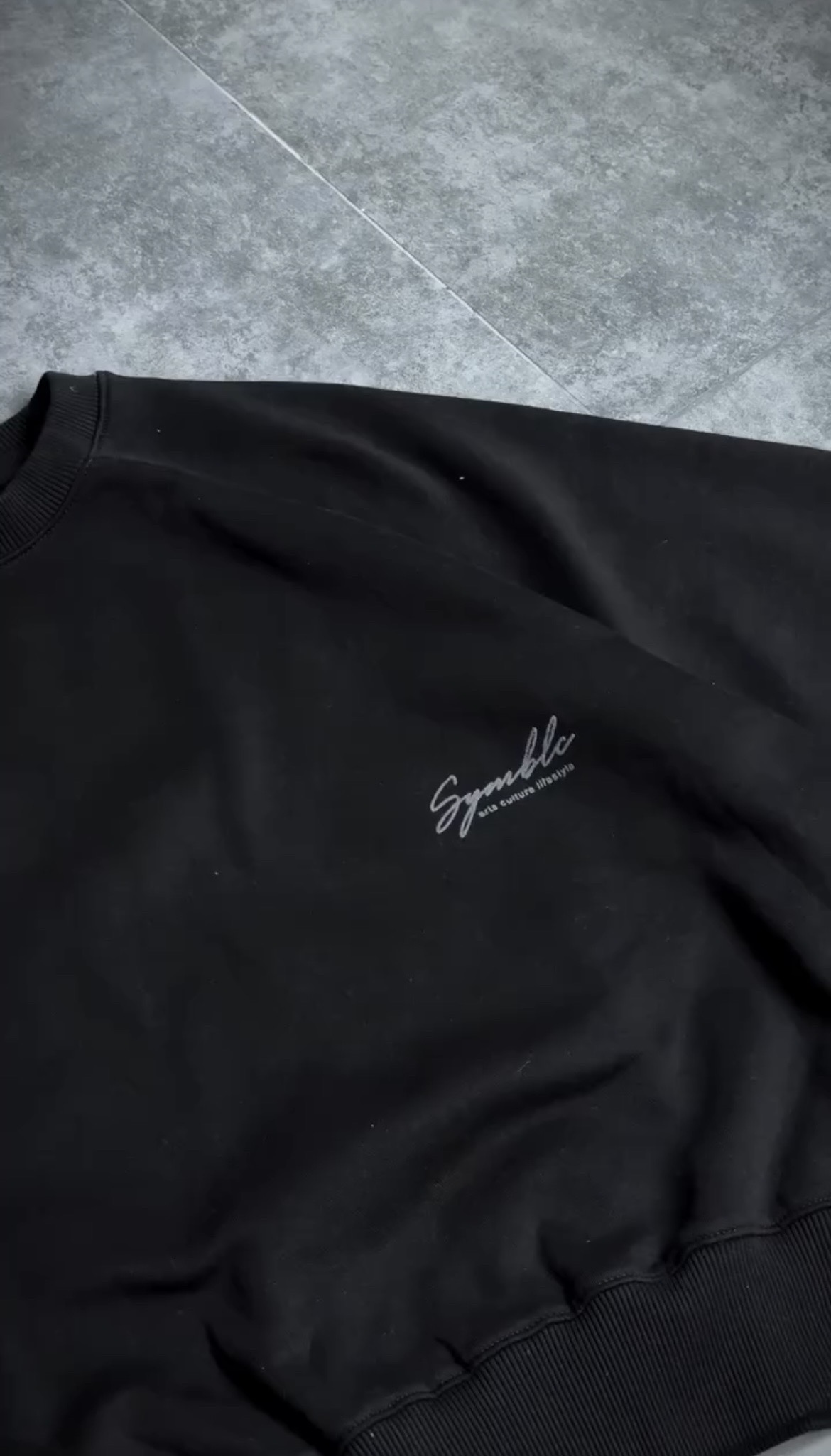 Black Raglan Oversized sweatshirt_img_4