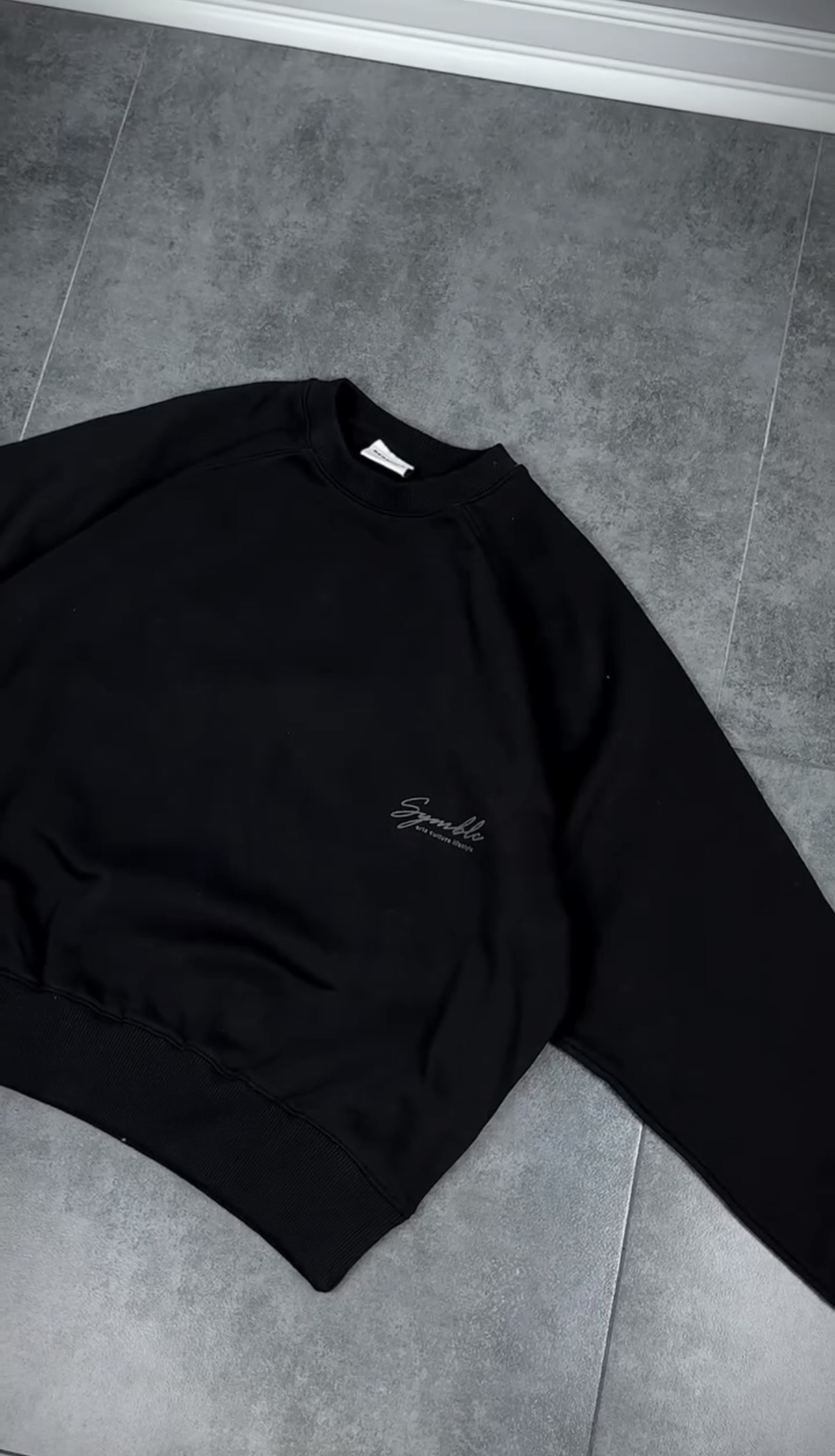 Black Raglan Oversized sweatshirt_img_5