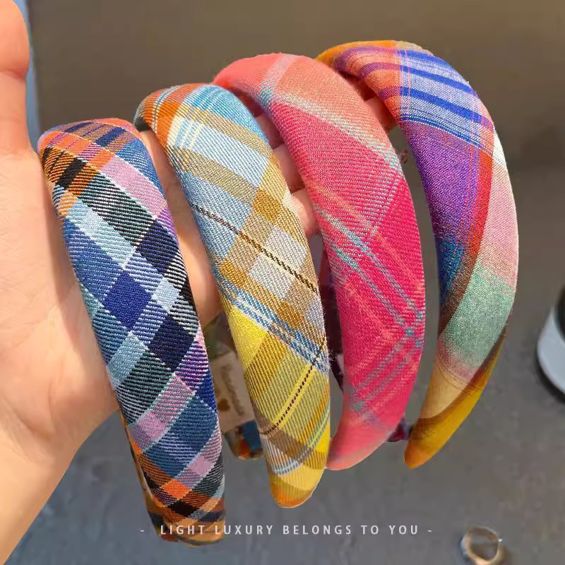 SHEIN Style Hair Band  Imported Soft Cloud Sponge High Cranial Top Hair Hoop Hand Made best quality_img_2