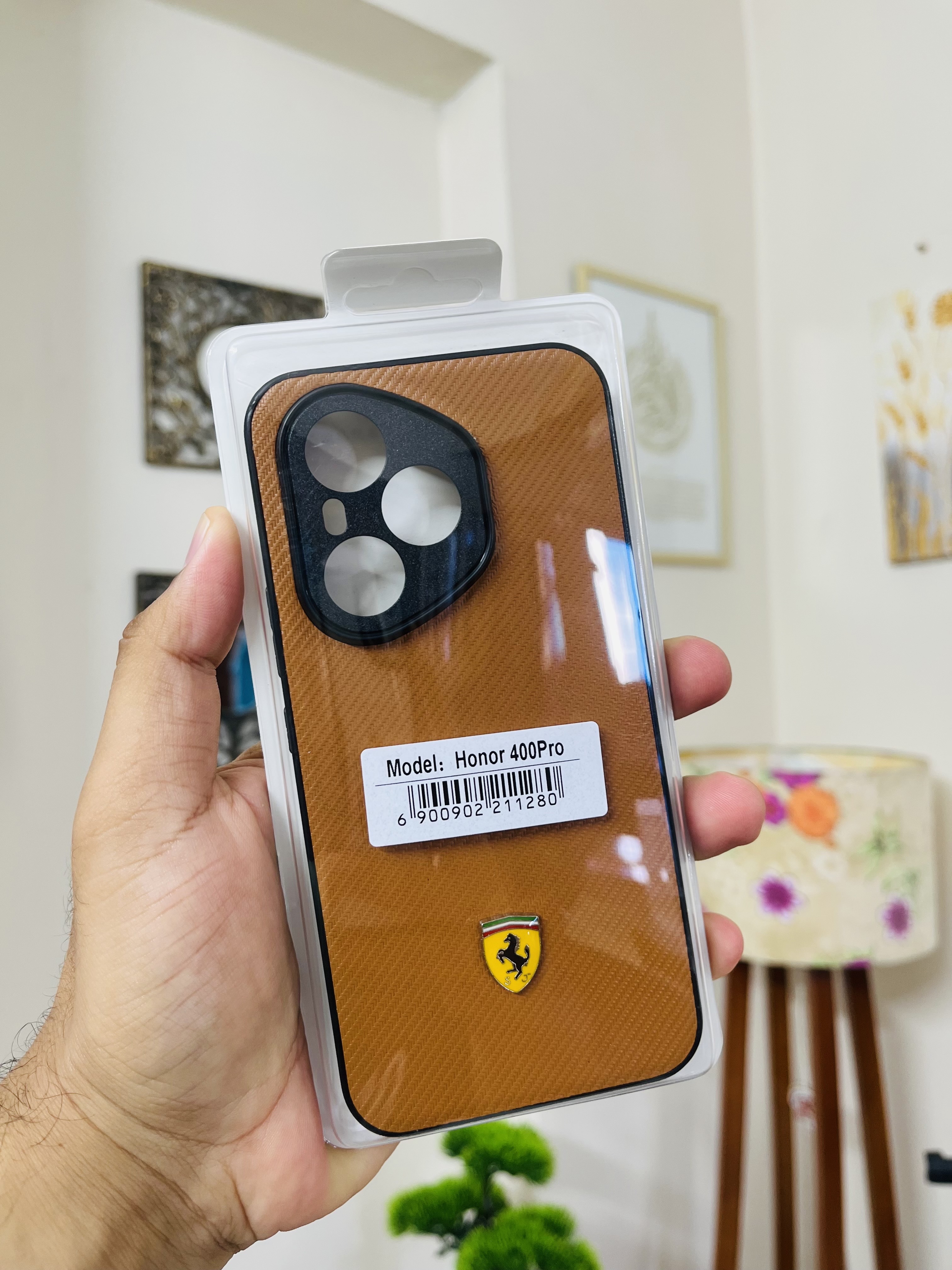 Honor 400 Pro Global Version Back Cover Carbon Fiber Premium Case_img_3