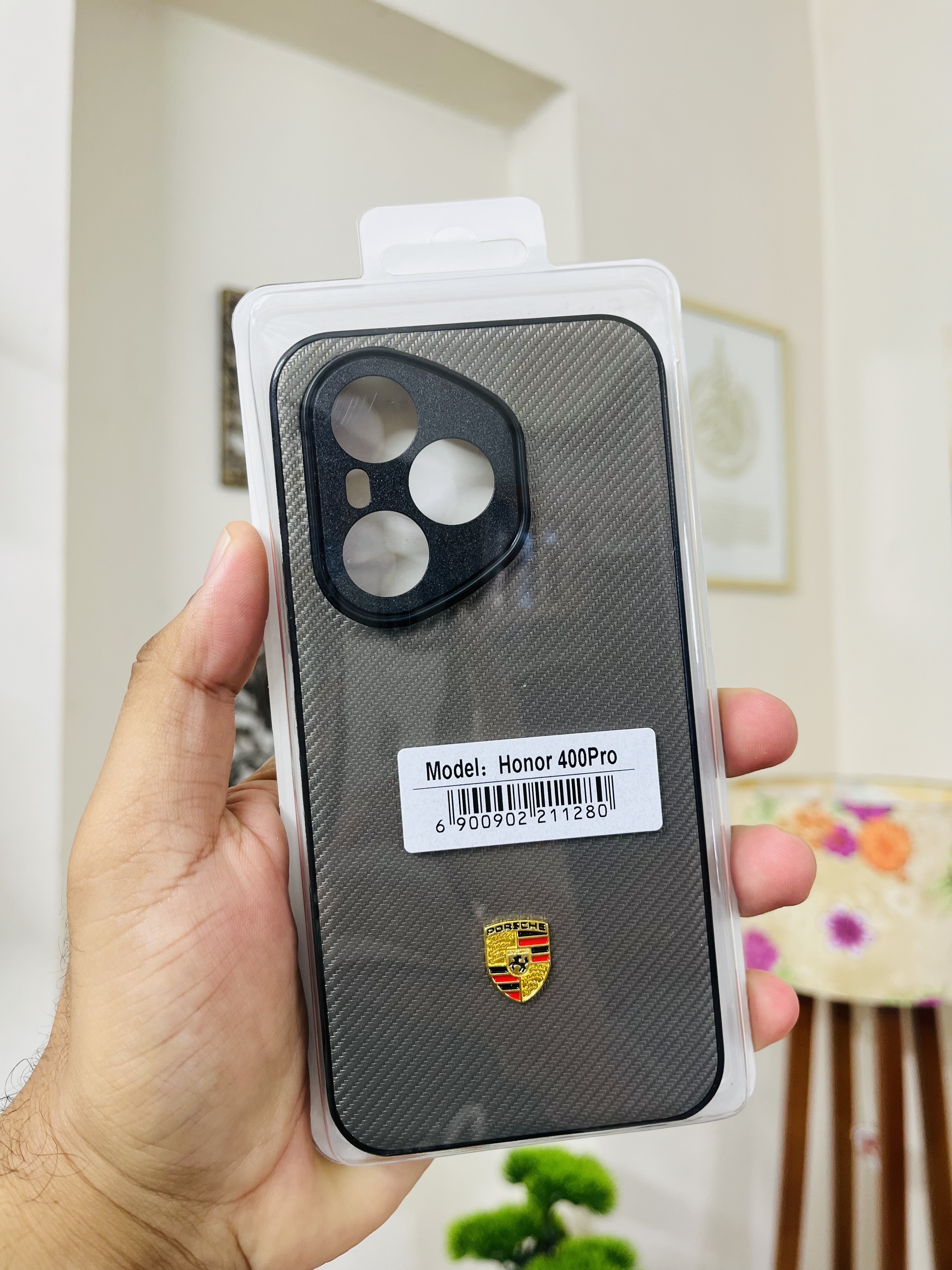 Honor 400 Pro Global Version Back Cover Carbon Fiber Premium Case_img_5