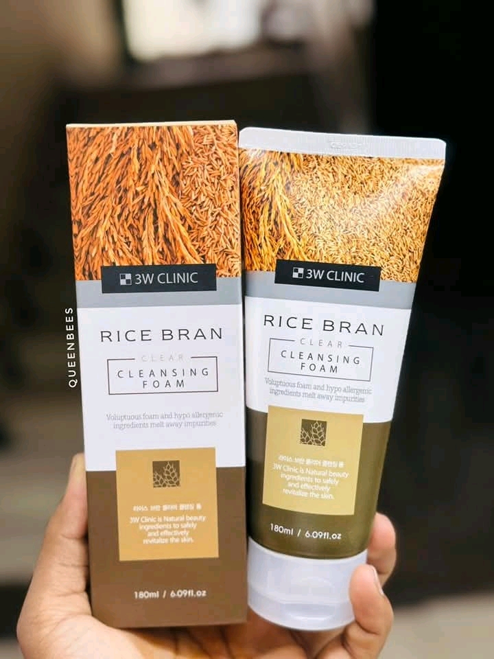3W Clinic Rice Bran Cleansing Foam(180ml)