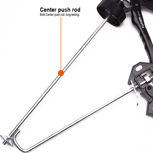 HARDEN 9" Professional Caulking Gun | Steel Sealant & Silicone Applicator | Model: 620413_img_3