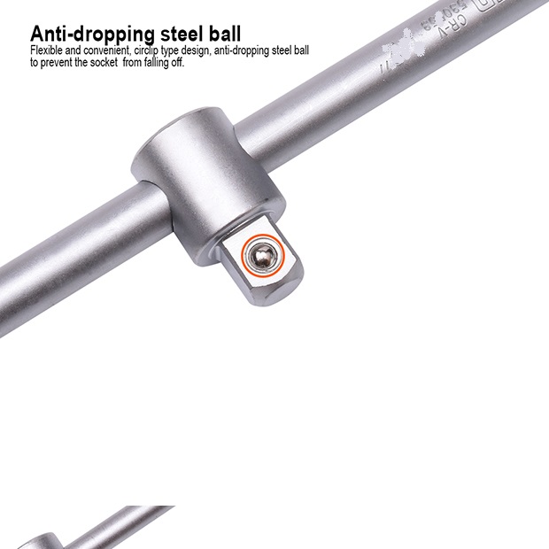 HARDEN 3/4" Drive T-Sliding Bar | 450mm Chrome Vanadium Steel | Mirror Chrome Finish | Model: 530653_img_2