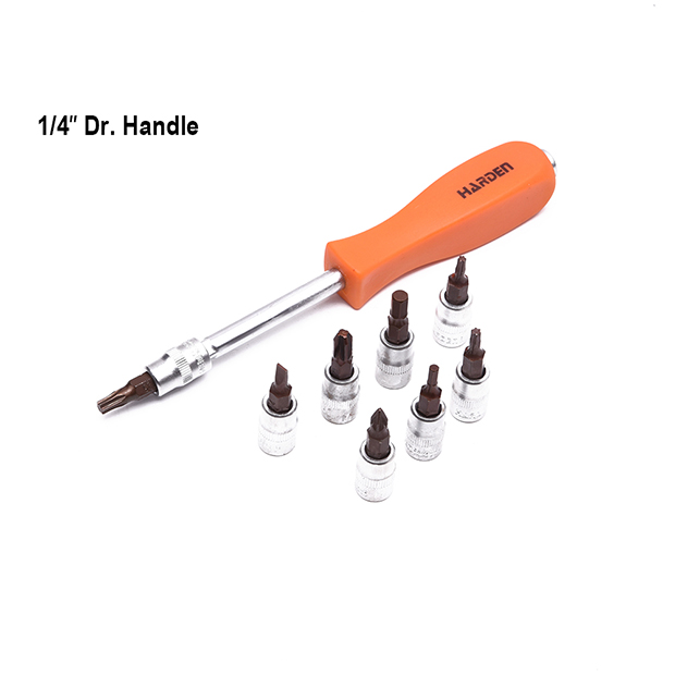 HARDEN 46 Pcs 1/4" Drive Socket & Bits Set | Professional Automotive & DIY Tool Kit | Model: 510346_img_3