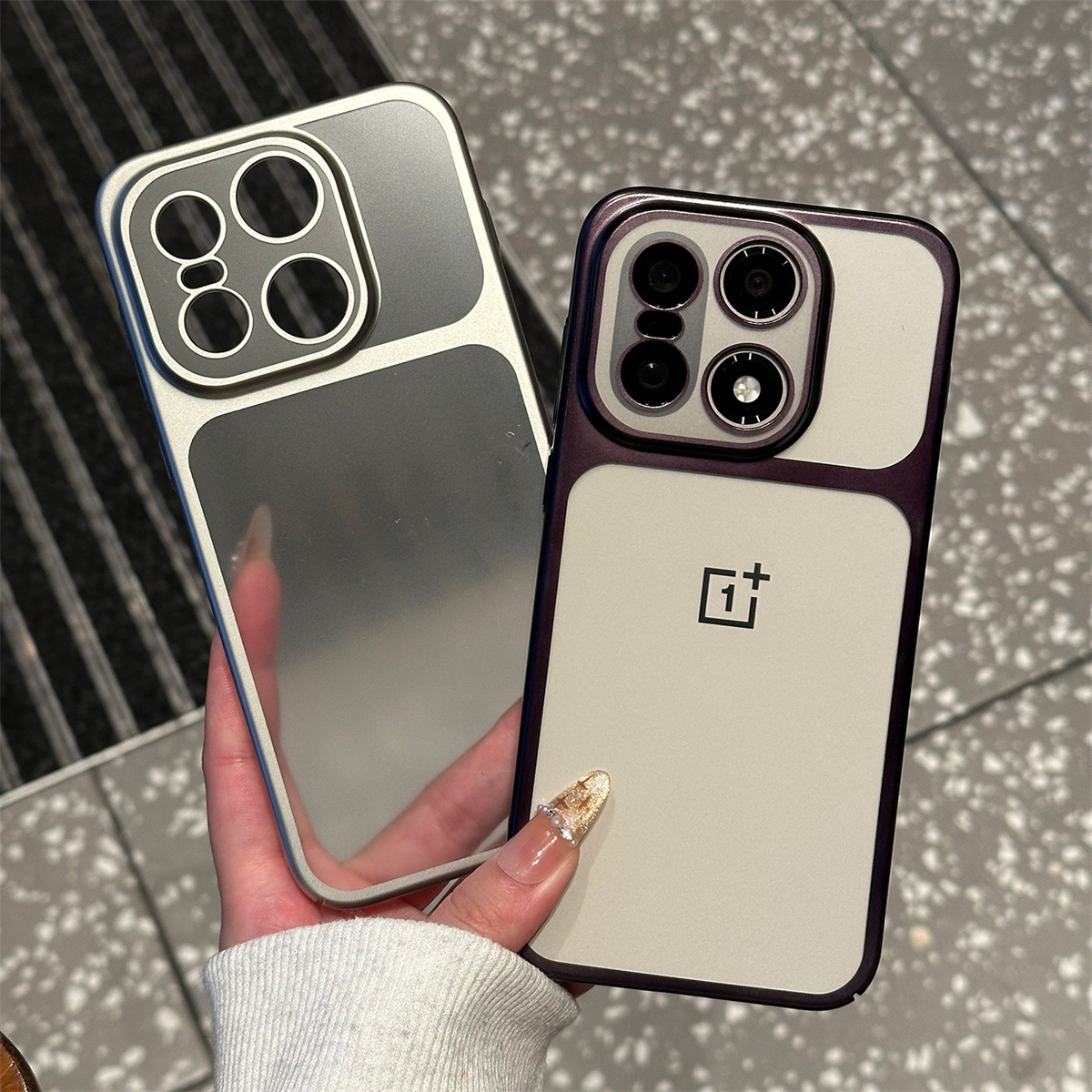 Oneplus 15 Back Cover Matte Electroplating Ultra-Thin Transparent Frosted_img_2