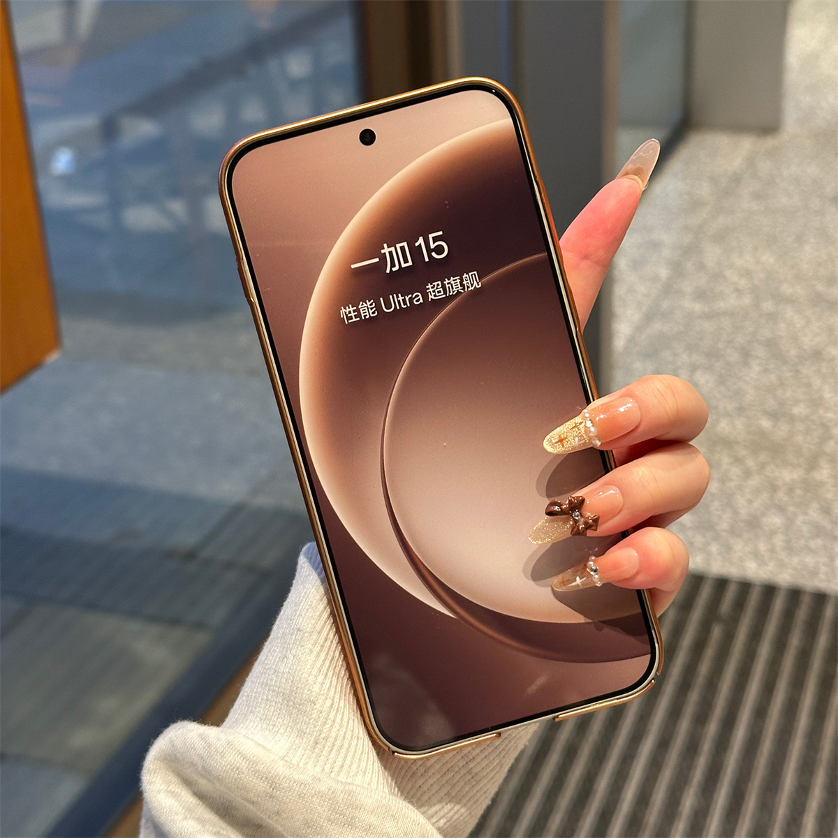 Oneplus 15 Back Cover Matte Electroplating Ultra-Thin Transparent Frosted_img_8