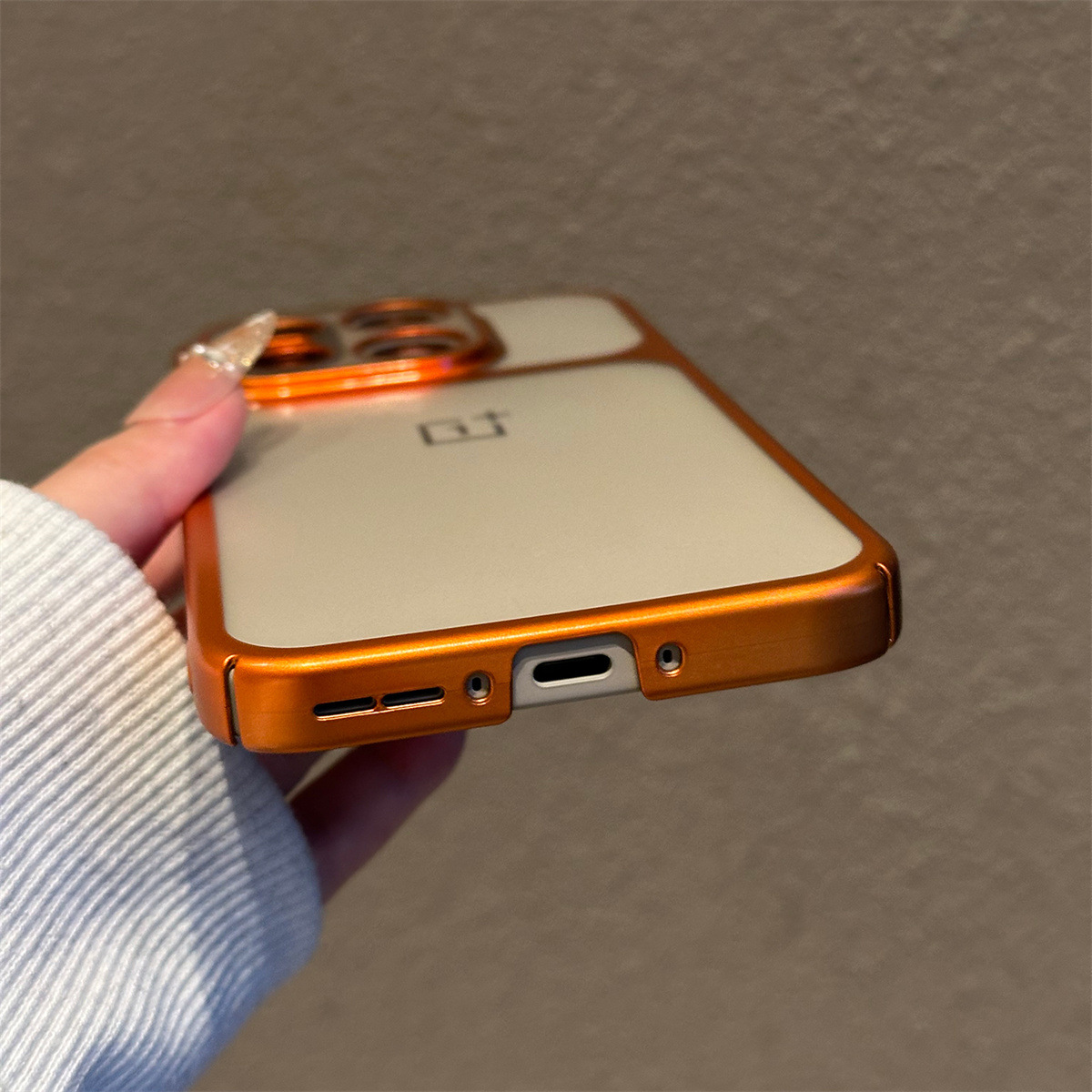 Oneplus 15 Back Cover Matte Electroplating Ultra-Thin Transparent Frosted_img_9