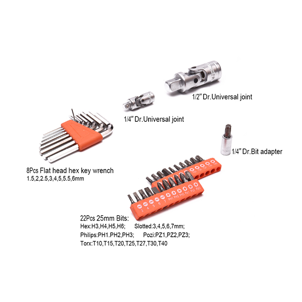 HARDEN 77 Pcs 1/2" & 1/4" Socket Set | Professional Automotive & Mechanical Tool Kit | Model: 510677_img_5