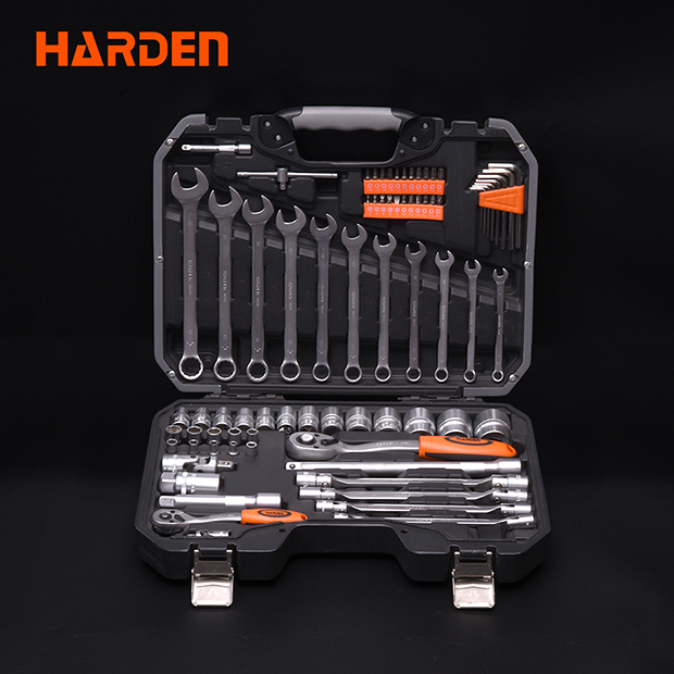 HARDEN 77 Pcs 1/2" & 1/4" Socket Set | Professional Automotive & Mechanical Tool Kit | Model: 510677_img_9