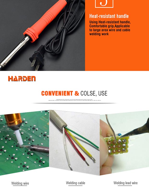 HARDEN 60W Professional Soldering Iron with LED Light | Thermo-Plastic Handle | Model: 660303_img_2