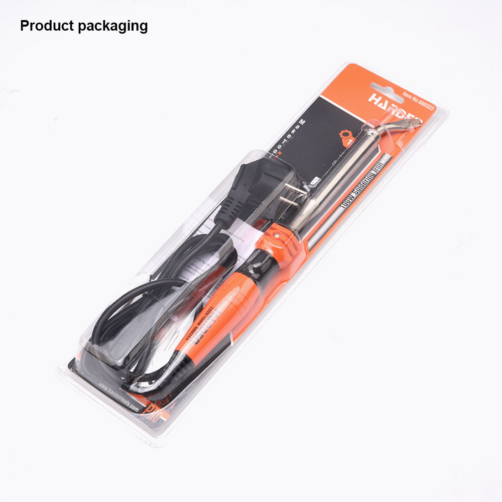 HARDEN 100W Heavy-Duty Soldering Iron | Thermo-Plastic Handle | European Plug | Model: 660323_img_1