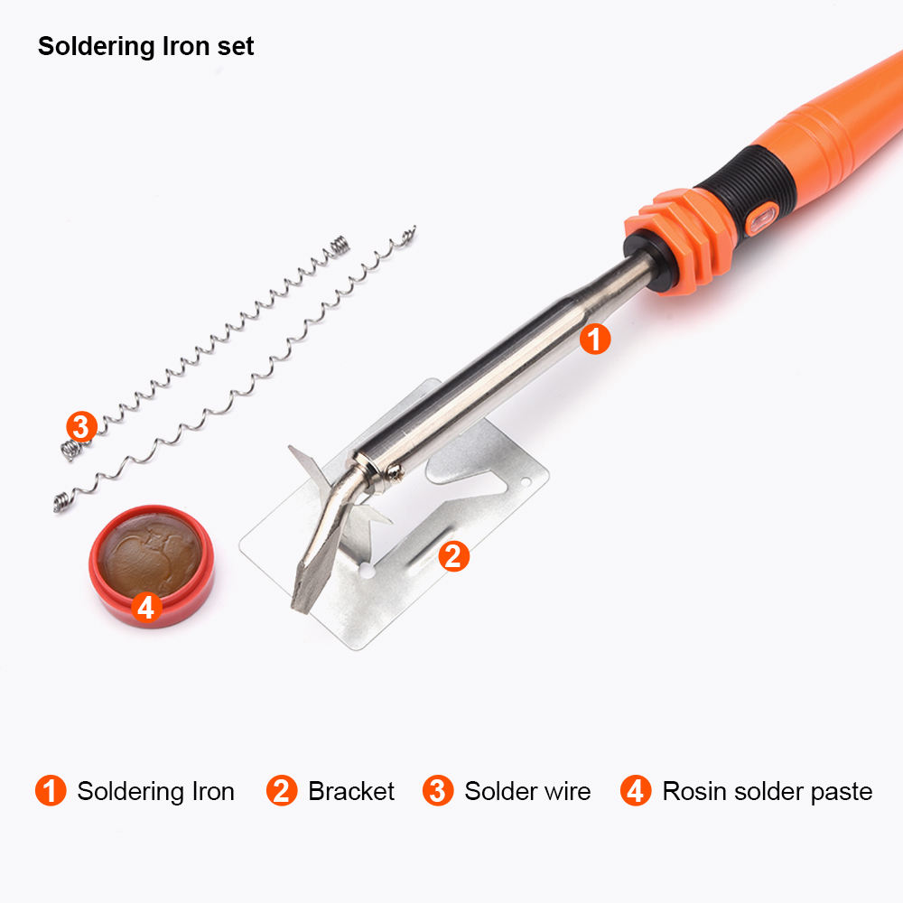 HARDEN 100W Heavy-Duty Soldering Iron | Thermo-Plastic Handle | European Plug | Model: 660323_img_3