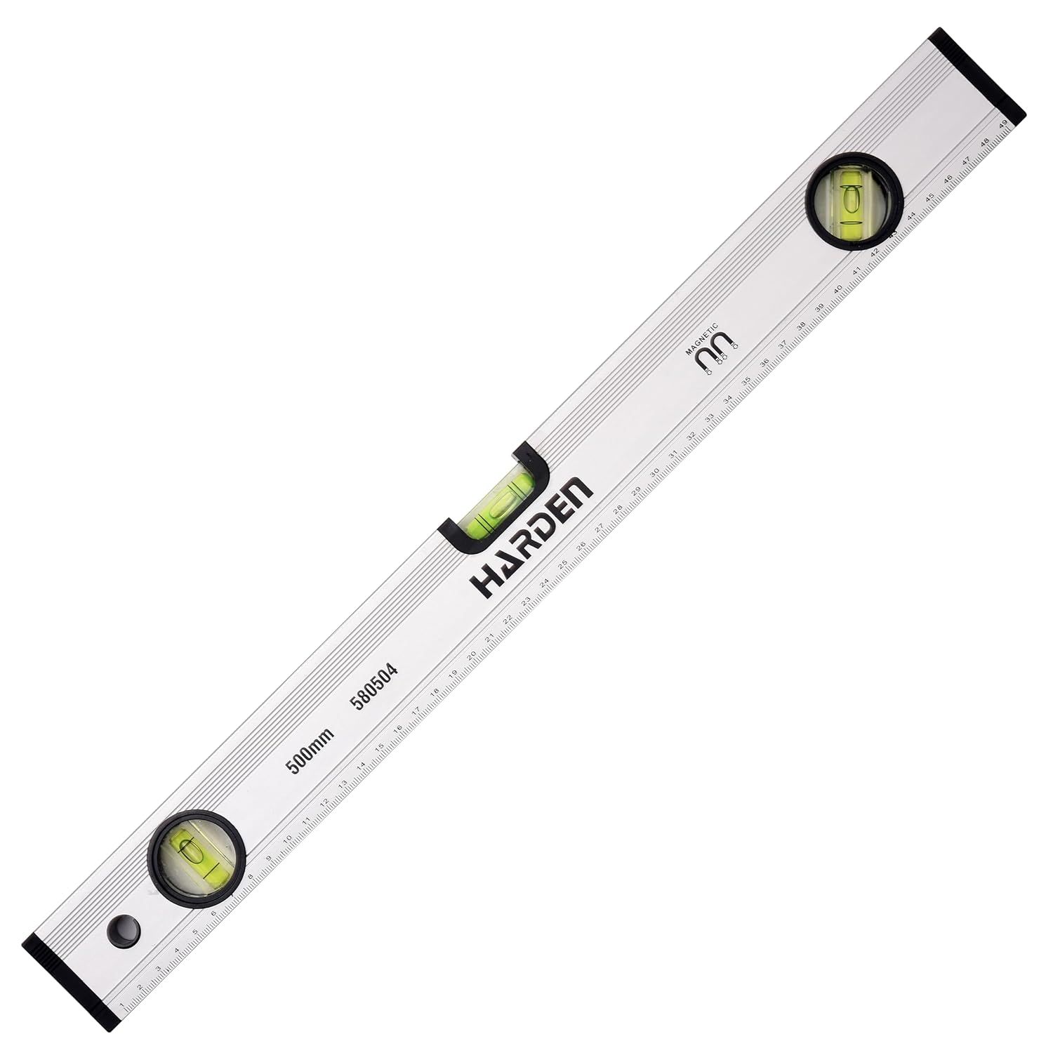 HARDEN Professional Spirit Level Alumonium Body ( 12" | 20" | 24" | 32" | 40" | 48" ), Magnetic Base, High-Visibility Vials; Model: 580503 580508_img_10
