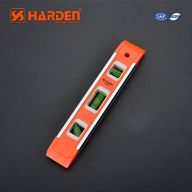 HARDEN 9" Torpedo Level | Magnetic | Aluminum Rail with ABS Case | 3 High-Visibility Vials | Model: 580521_img_1