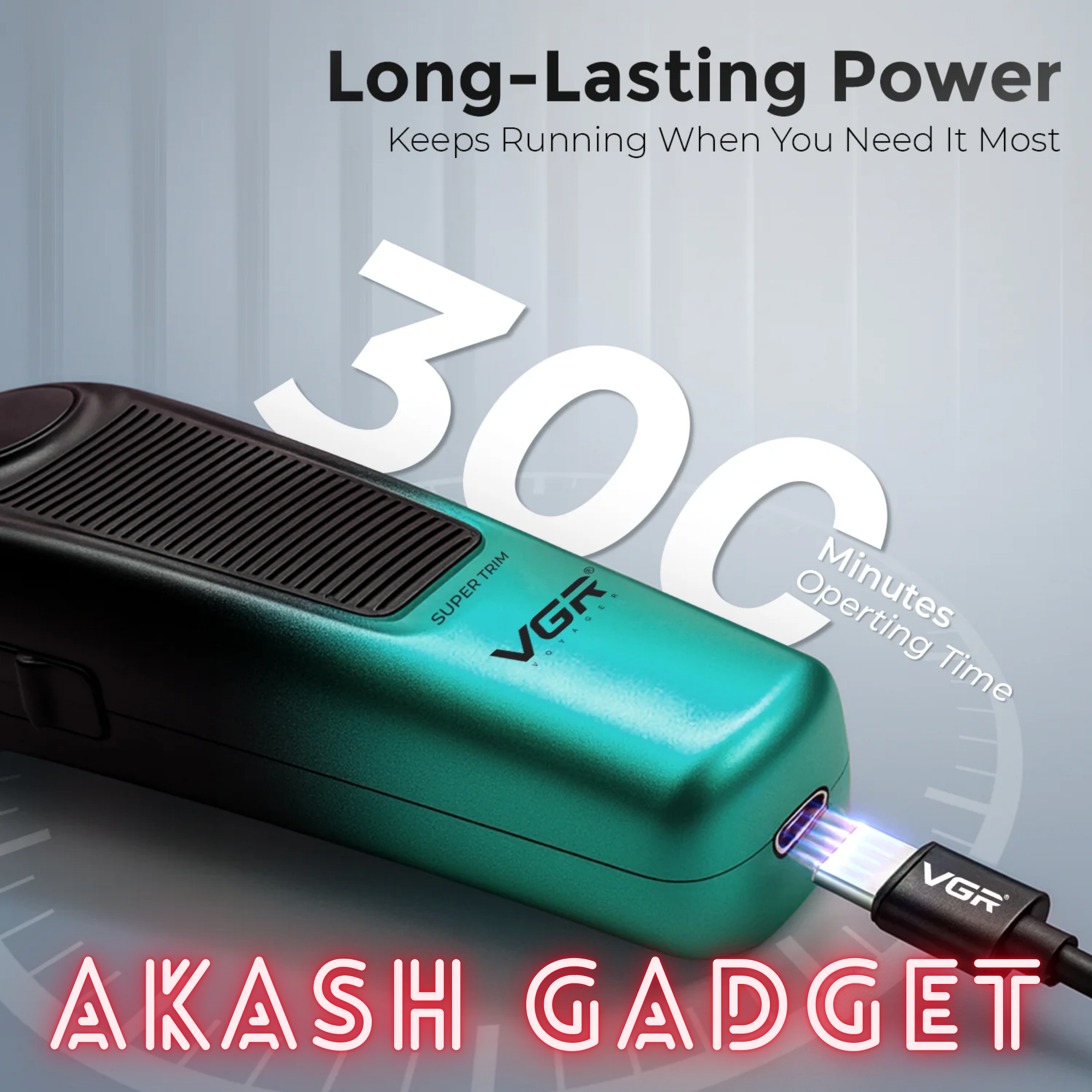 VGR V-996 Rechargeable Professional Hair Clipper and Trimmer For Men_img_8