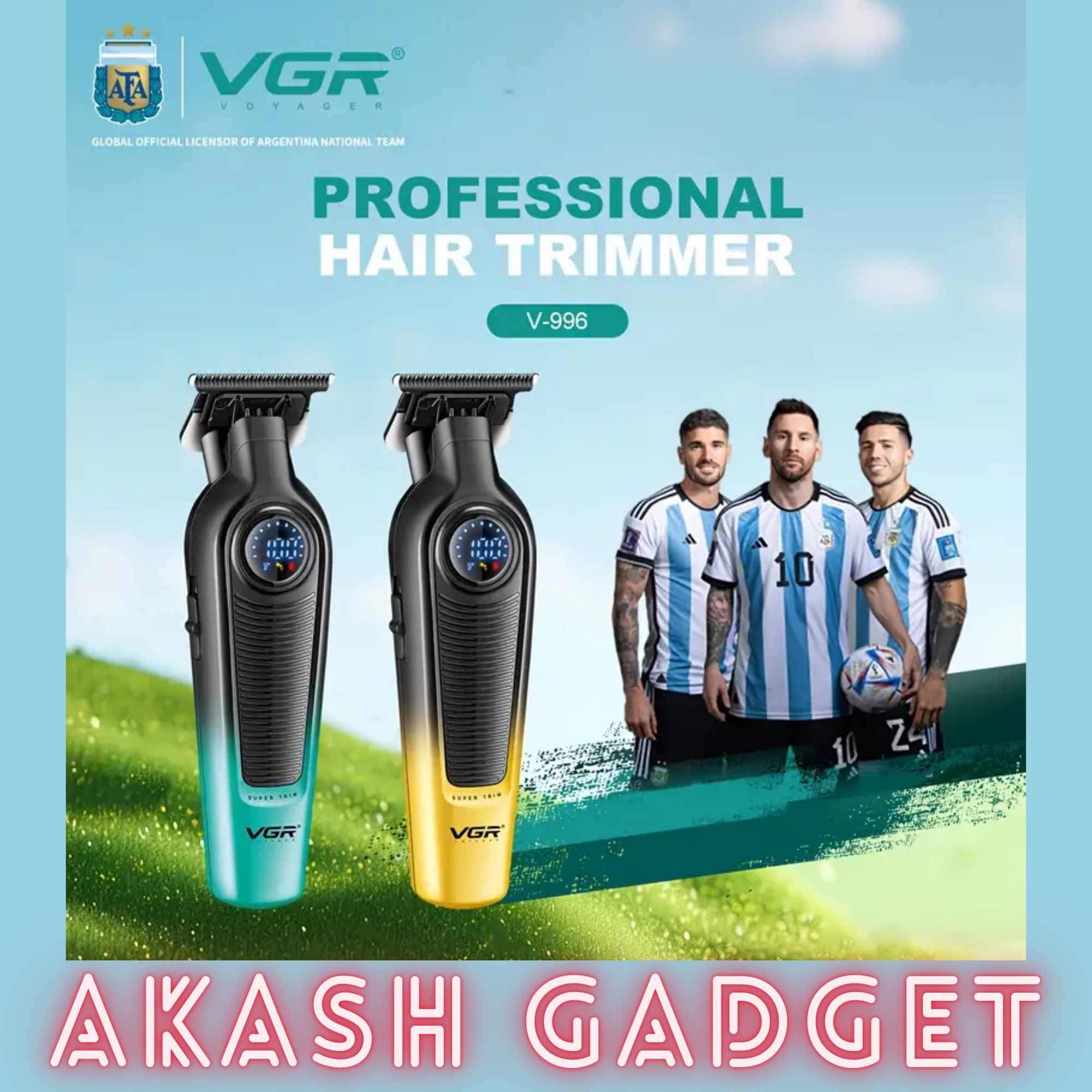 VGR V-996 Rechargeable Professional Hair Clipper and Trimmer For Men_img_26