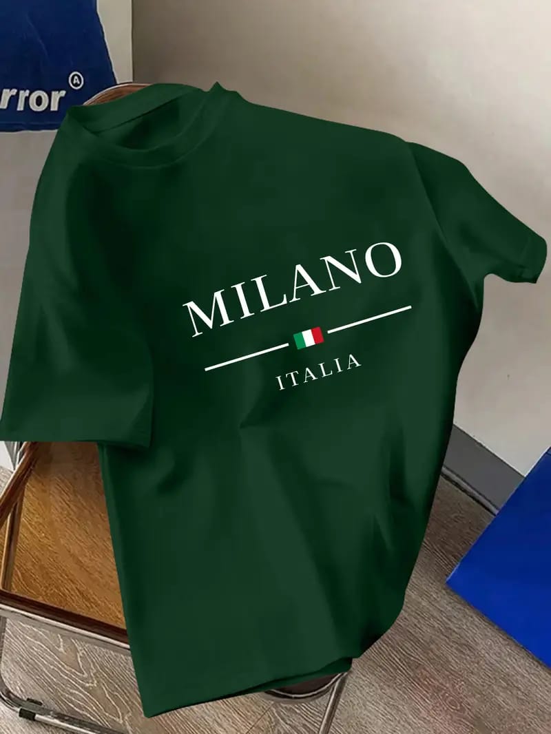 Drop Shoulder Tshirt with DTF Print_img_2