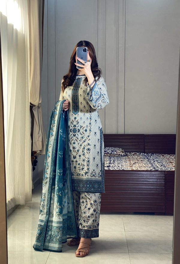 New Trendy Cotton Three Piece (Eid Special)_img_3