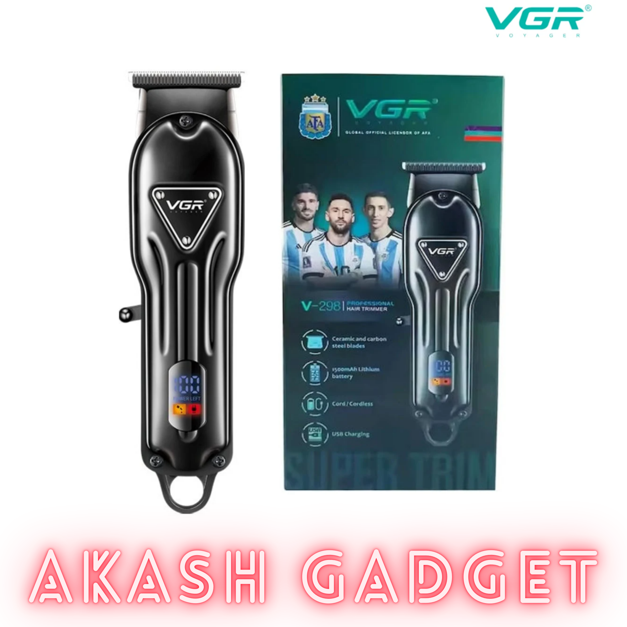 VGR V-298 Professional Hair Trimmer for Men_img_4