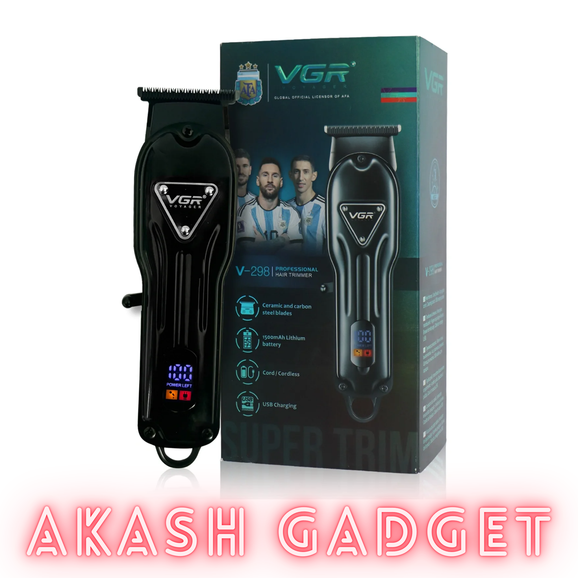 VGR V-298 Professional Hair Trimmer for Men_img_5