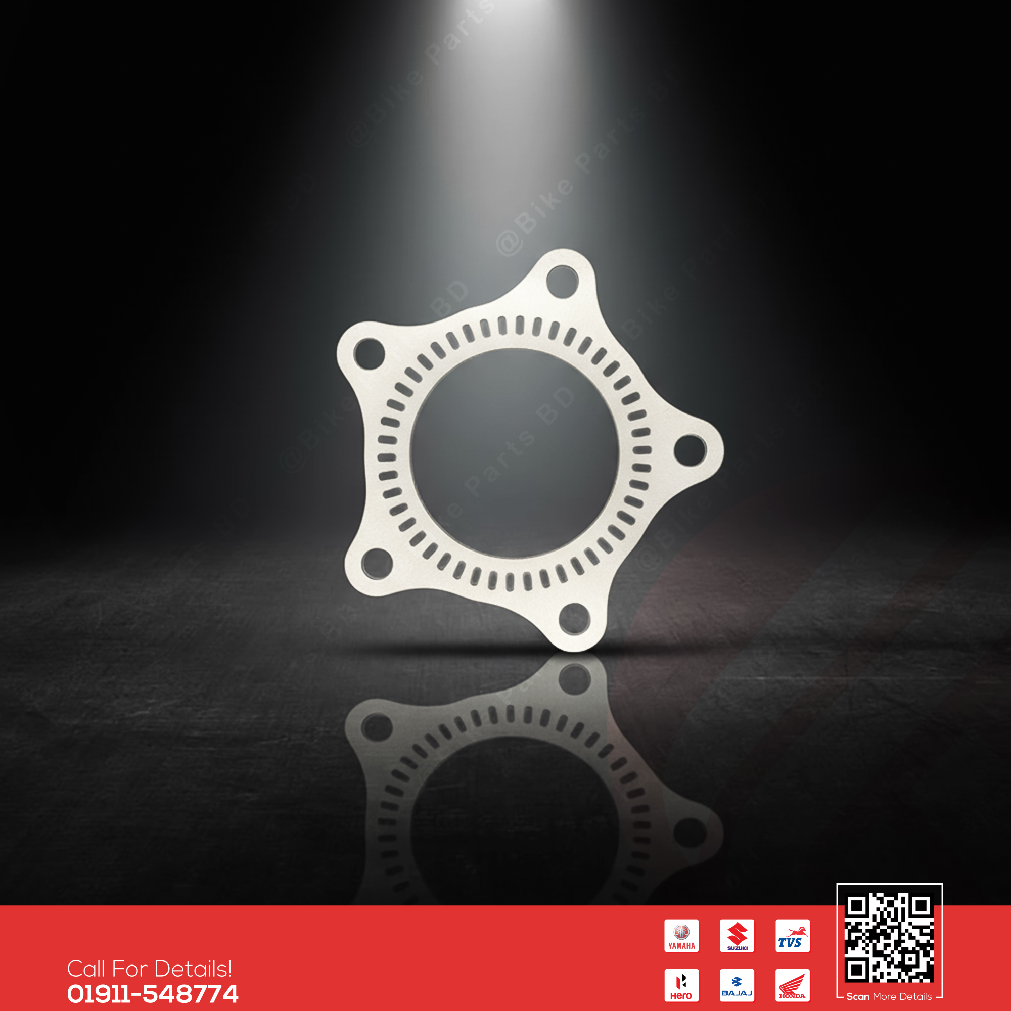 ABS Disk Plate (1 pcs) for Suzuki Gixxer & Gixxer SF Fi Abs (New Model) bike._img_0