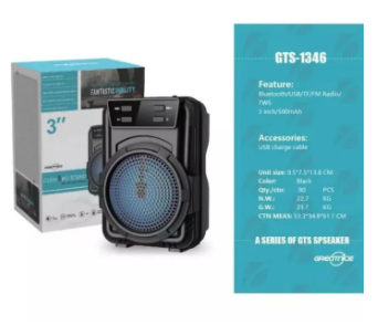 GTS Model 1346 original Bluetooth Speaker With Cable_img_0