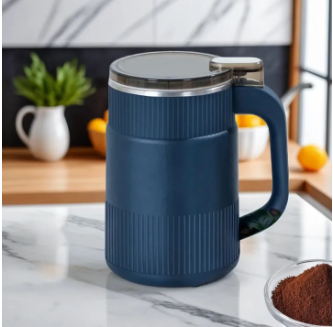 Small Powder Grinding Machine, Electric Mini Spice Grinder Add  304 Stainless Steel Grinding Fine Powder for All Kinds of Grains, Condiments, Coffee Beans (Blue) By Win Accessories_img_0